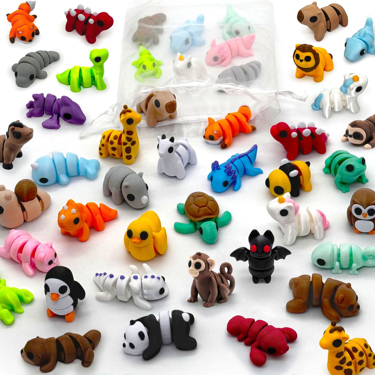 Dezenas de brinquedos colecionáveis Wiggles de todas as cores